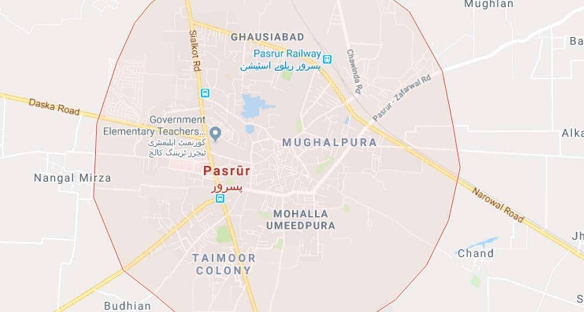 پسرور میں گاڑی نے موٹرسائیکل کوٹکر مار دی، 2 افراد جاں بحق