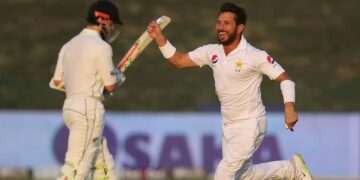 یاسر شاہ نے ٹیسٹ کرکٹ میں تیز ترین 200 وکٹیں لے کر 82 سالہ پرانا ریکارڈ توڑ دیا