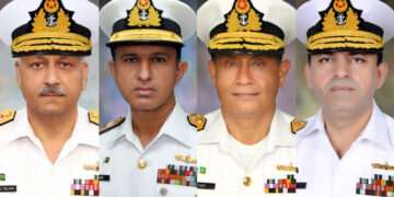 پاک بحریہ کے چار ریئر ایڈمرلزکو وائس ایڈمرلز کے عہدے پر ترقی دیدی گئی