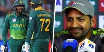 سرفراز احمد کو جنوبی افریقہ کے آل راؤنڈر سے مذاق کرنا مہنگا پڑگیا