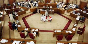 سینیٹ کی خالی نشست پر انتخاب کے لئے بلوچستان اسمبلی پولنگ جاری