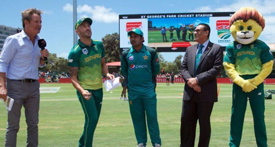 جنوبی افریقہ کا دوسرے ون ڈے میں پاکستان کے خلاف ٹاس جیت کر بولنگ کا فیصلہ