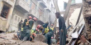 پنجاب میں چھت منہدم، 22 بچے ملبے تلے دب گئے-