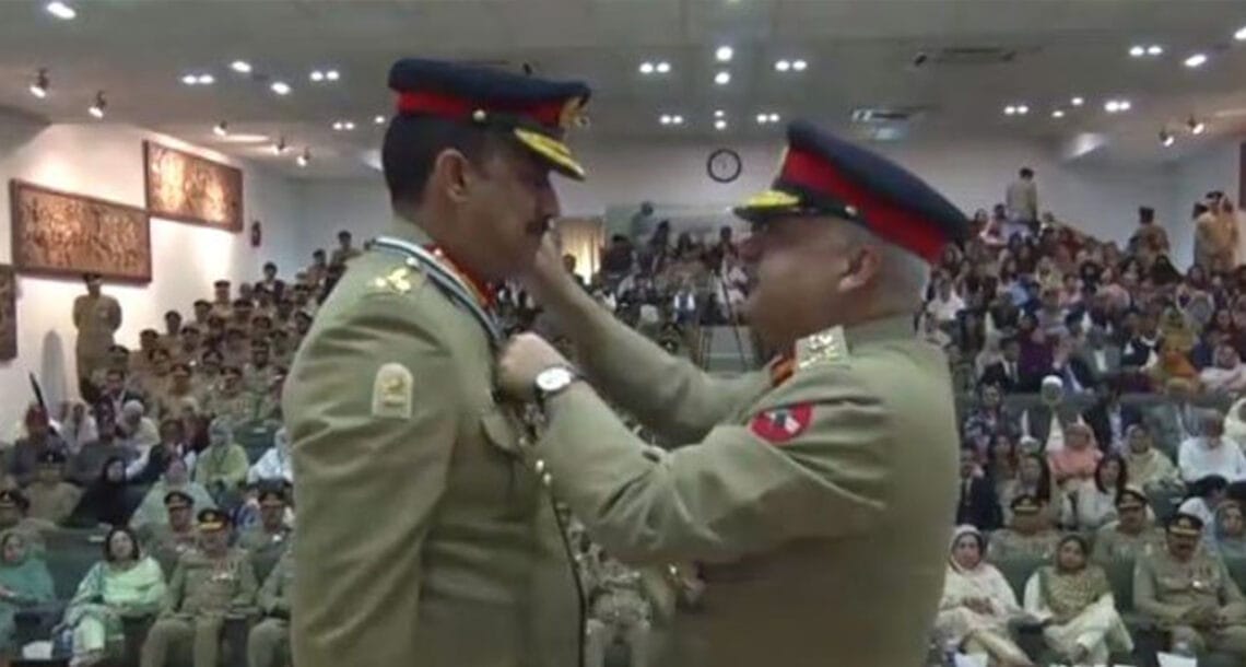 کور کمانڈر ہیڈ کوارٹرز لاہور میں فوجی افسران اور شہداء کے اعزاز میں تقریب