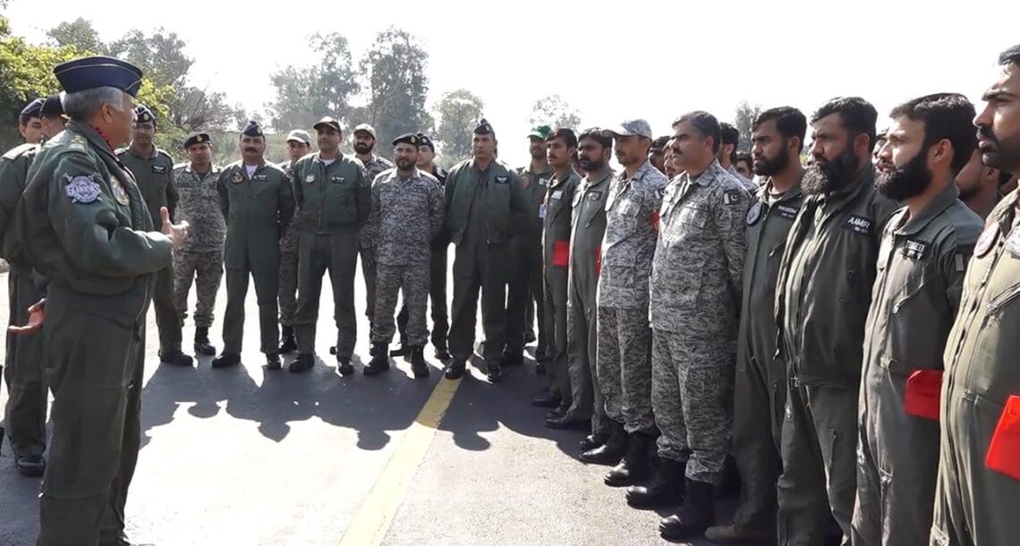 مادرِ وطن کی سالمیت کے فریضے کو احسن طریقے سے انجام دینے پر پوری قوم کو پاک فضائیہ پر فخر ہے. سربراہ پاک فضائیہ