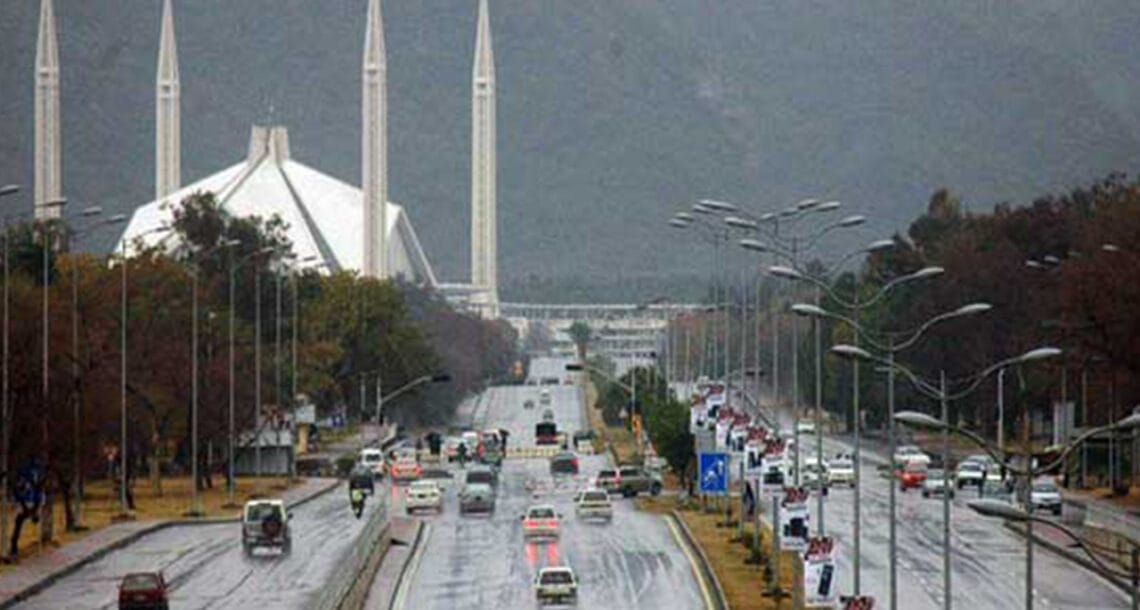 اسلام آباد اور گردنواح میں‌ گرج چمک کے ساتھ بارش