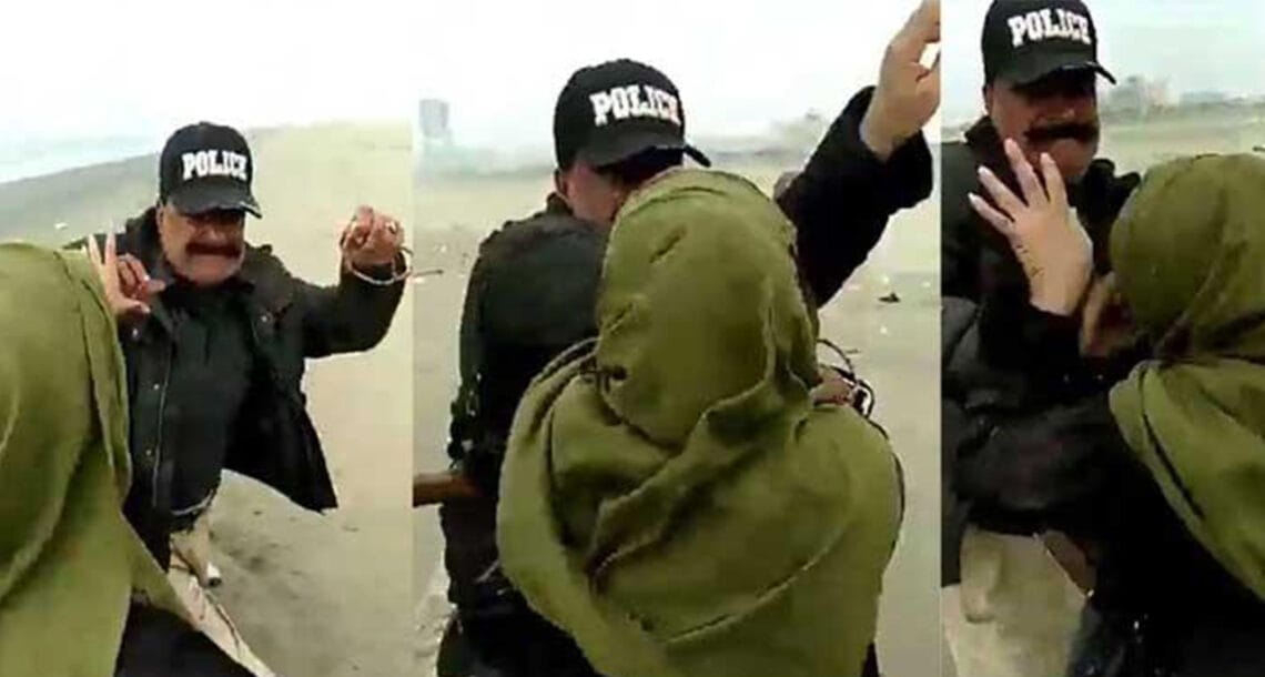 ساحل سمندر پرشادی شدہ جوڑے سے بدتمیزی کرنے والے پولیس اہلکار برطرف