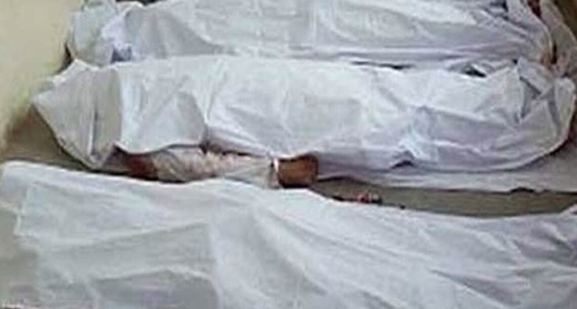 چنیوٹ میں ایک شخص نے بیوی اور 3 بچوں کو قتل کرکے خودکشی کرلی