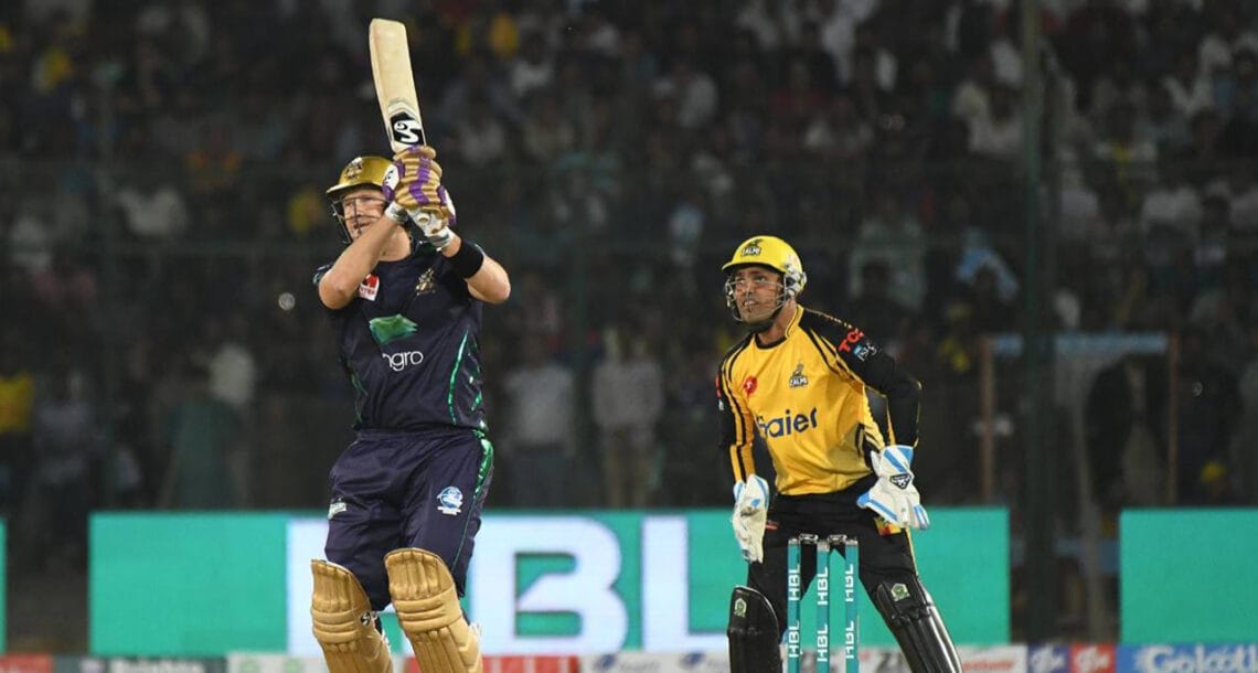 پی ایس ایل 4 پلے آف : کوئٹہ گلیڈی ایٹرز نے پشاور زلمی کو شکست دیکر تسری بار فائنل کے لیے کوالیفائی کرلیا