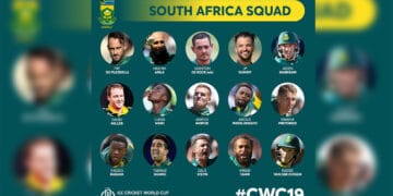 جنوبی افریقا کا ورلڈ کپ 2019 کے لیے 15 رکنی ٹیم کا اعلان