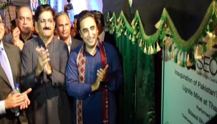 بلاول بھٹو نے تھر میں 330 میگاواٹ کے 2 تھر کول پاور پلانٹس کا افتتاح کردیا