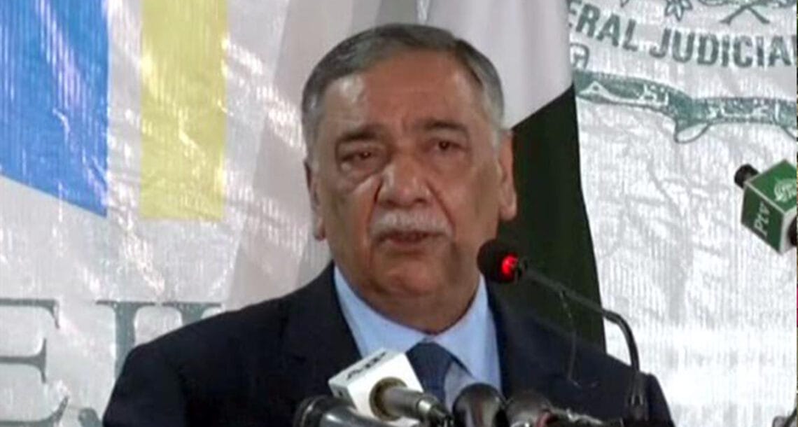 بدقسمتی سے انصاف کا شعبہ پارلیمنٹ کی ترجیحات میں شامل نہیں. چیف جسٹس