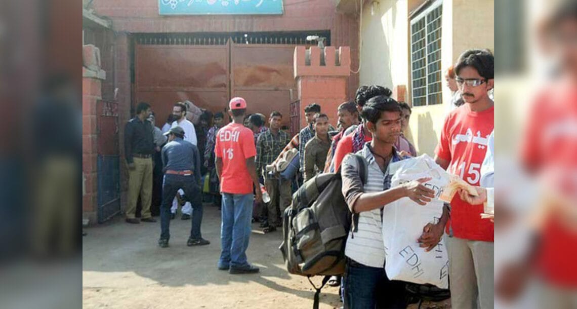 پاکستان میں گرفتار55 بھارتی ماہی گیروں اور5 شہریوں کو جذبہ خیرسگالی کے تحت رہا کردیا