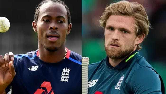 انگلش اسکواڈ: ڈیوڈ وِلی آؤٹ، جوفرا آرچر اِن