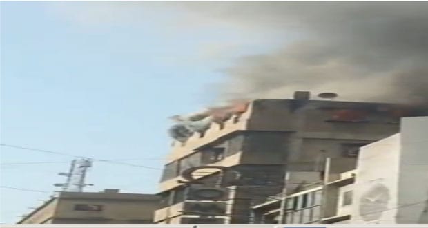 کراچی میں کریم سینٹر کی عمارت میں آگ کو بھجادیا گیا
