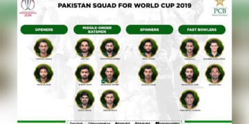 پاکستان کا آئی سی سی ورلڈ کپ کے لئے 15 رکنی حتمی ٹیم کا اعلان
