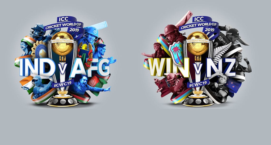 آئی سی سی ورلڈ کپ 2019: آج  بھارت کا مقابلہ افغانستان سے جبکہ  ویسٹ انڈیز کا نیوزی لینڈ سے ہوگا