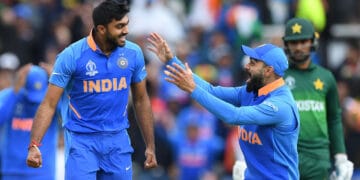 آئی سی سی ورلڈ کپ 2019: بھارت کا پاکستان کو  ڈک ورتھ لوئس میتھڈ کے تحت 89 رنز سے شکست