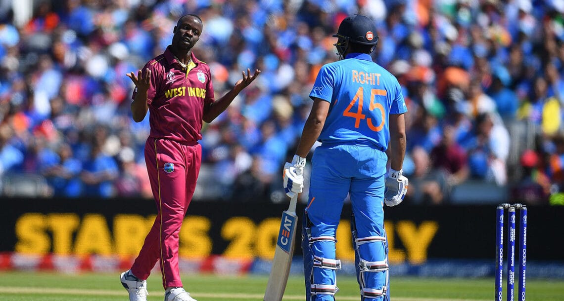 آئی سی سی ورلڈ کپ 2019 : ویسٹ انڈیز کے خلاف ٹاس جیت کر بھارت کی بیٹنگ جاری