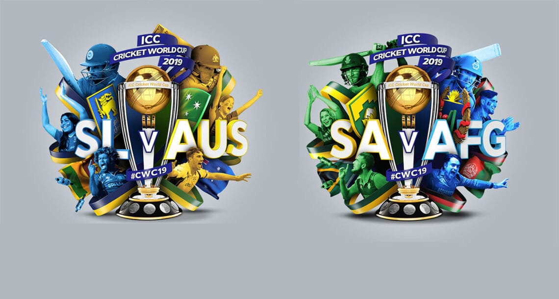 آئی سی سی ورلڈ کپ 2019: آج آسٹریلیا کا مقابلہ سری لنکا سے جبکہ افغانستان جنوبی افریقا سے ٹکرائے گا