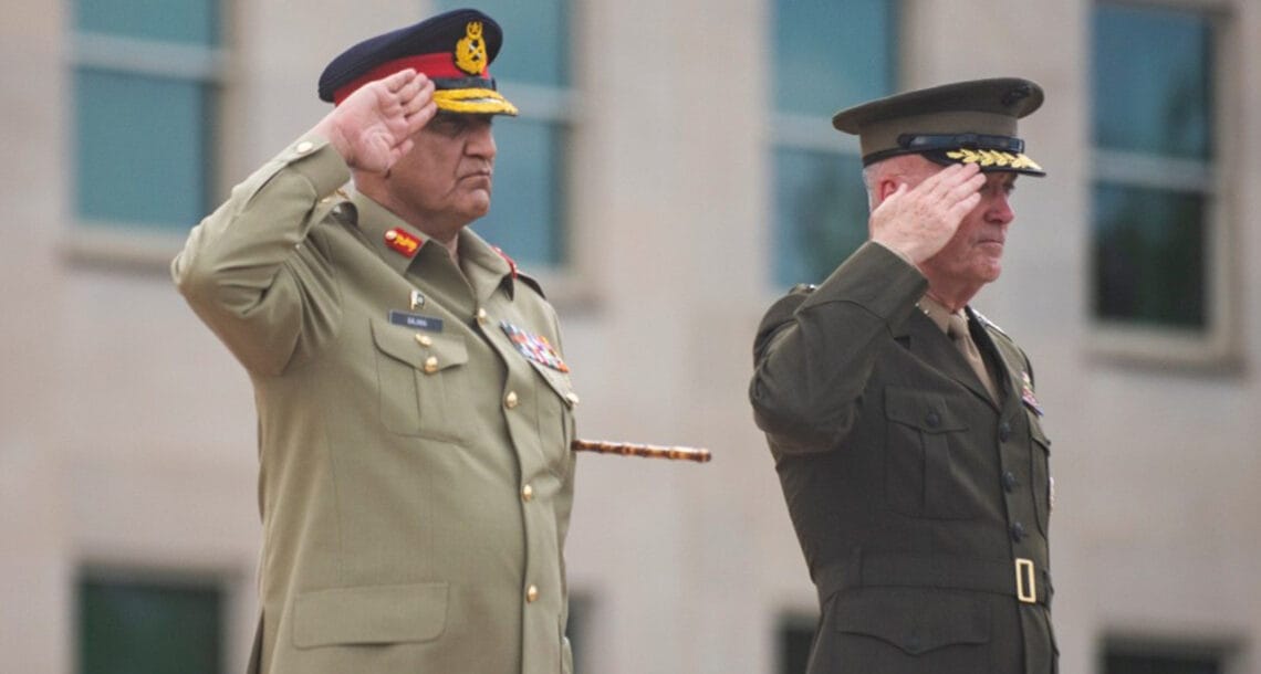 پینٹاگون میں آرمی چیف کو 21 توپوں کی سلامی