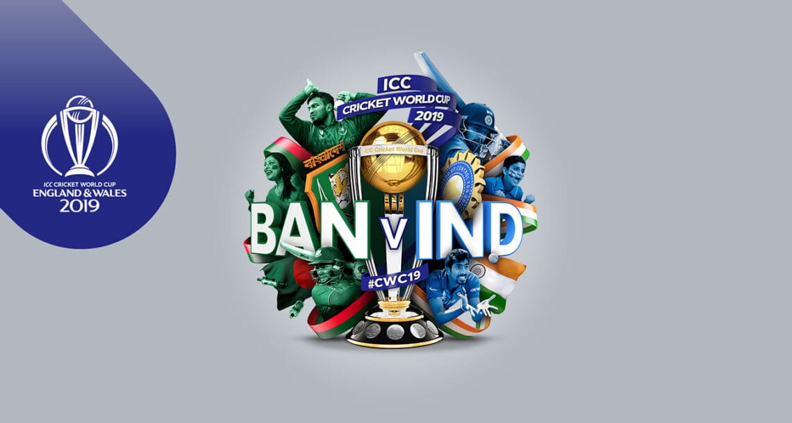 آئی سی سی ورلڈ کپ 2019:  بھارت کابنگلادیش کے خلاف ٹاس جیت کر پہلے بیٹنگ کا فیصلہ