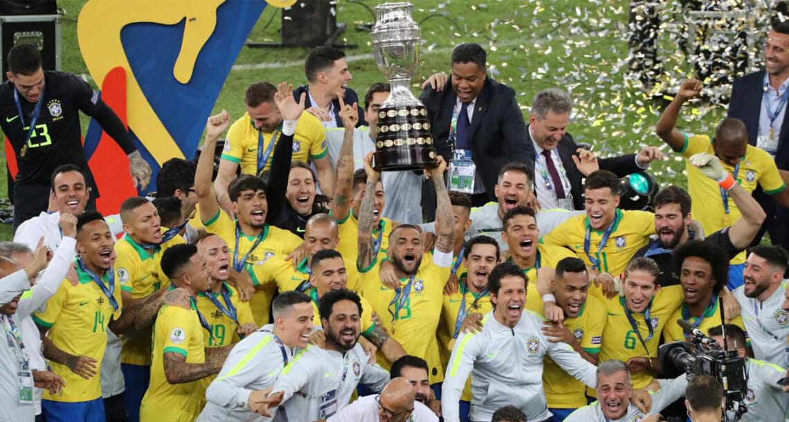 برازیل نے 12 سال بعد کوپا امریکا فٹ بال ٹائٹل اپنے نام کر لیا