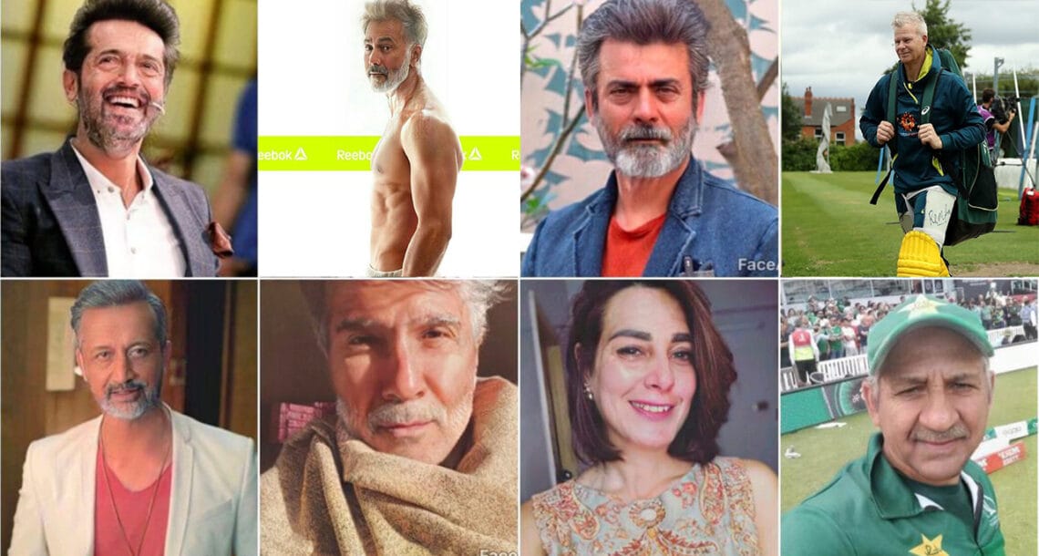 کرکٹرز اور شوبز اسٹارز کی بڑھاپے کی تصویریں وائرل