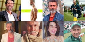 کرکٹرز اور شوبز اسٹارز کی بڑھاپے کی تصویریں وائرل