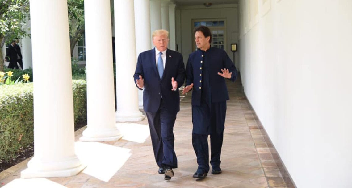 امریکی صدر اور وزیر اعظم عمران کی ملاقات عالمی میڈیا کی شہ سرخیوں میں سرفہرست