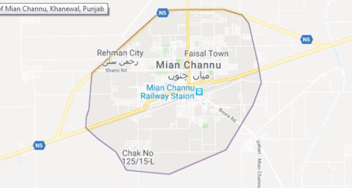 میاں چنوں میں ہائی روف اور دو موٹر سائیکلوں میں تصادم، 8 افراد زخمی