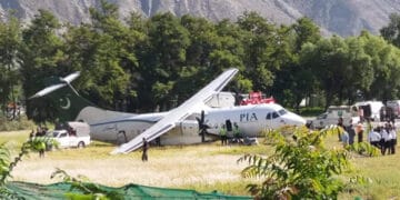 گلگت ایئر پورٹ پر پی آئی اے طیارے کو حادثہ