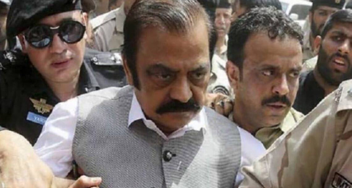 منشیات کیس، رانا ثنا کے جوڈیشل ریمانڈ میں مزید 11 روز کی توسیع