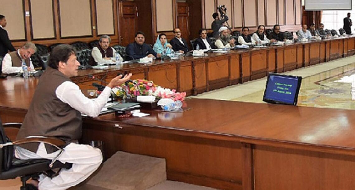 وزیر اعظم کی زیر صدارت وفاقی کابینہ کا اجلاس جاری۔