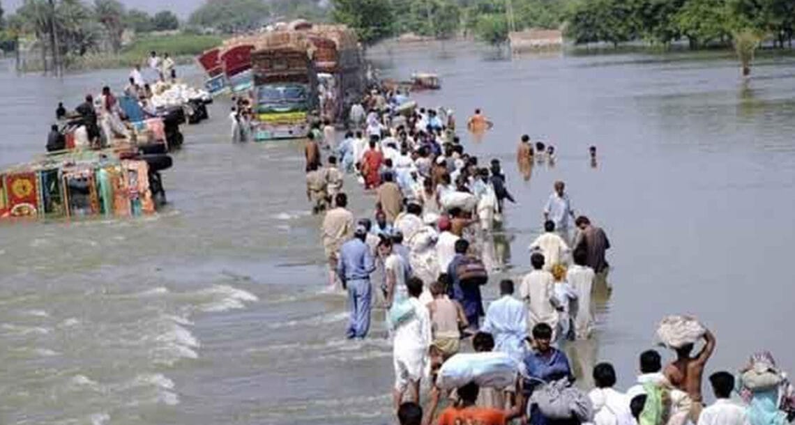 ستلج اور دریائے سندھ میں پانی کے بہاوٴ میں مسلسل اضافہ، 33 دیہات زیر آب