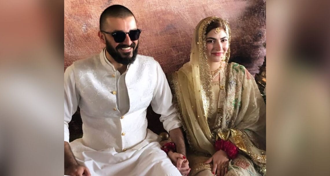 اداکار حمزہ علی عباسی اور ادکارہ نیمل خاور رشتہ ازواج میں بندھ گئے