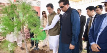عہد کریں کہ 18اگست تک ہر پاکستانی کم ازکم دو پودے ضرور لگائے۔ وزیر اعظم