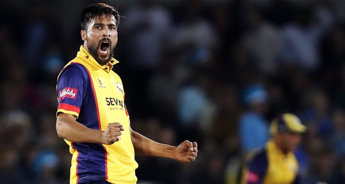 انگلش ٹوئنٹی 20 بلاسٹ میں محمد عامر کی شاندار پرفارمنس