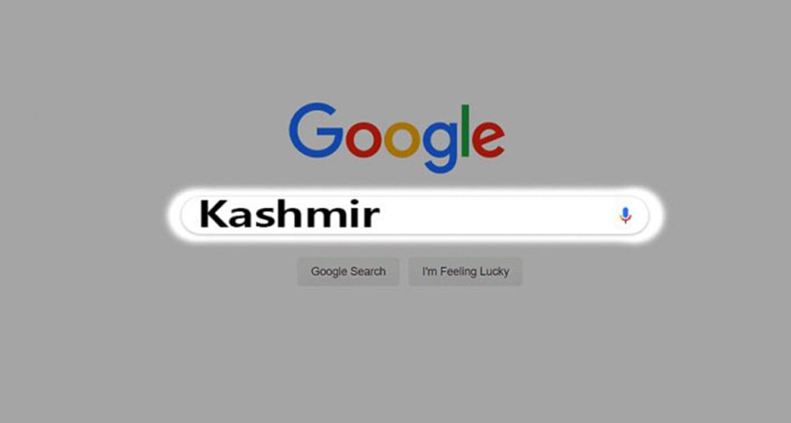 کشمیر سب سے زیادہ سرچ کیا جانے والا لفظ بن گیا