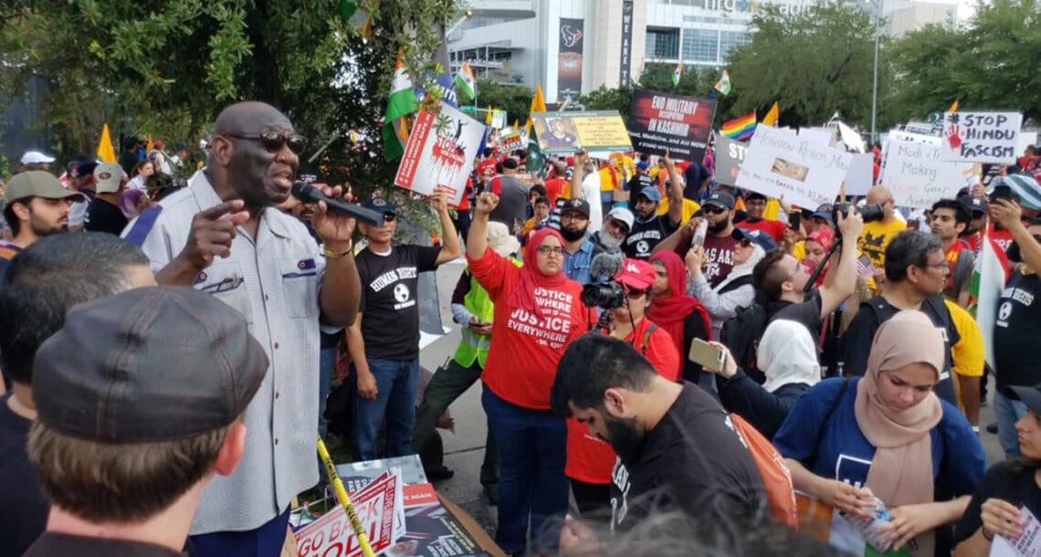 ہیوسٹن میں بھارتی وزیراعظم کیخلاف ہزاروں افراد کا تاریخی احتجاج