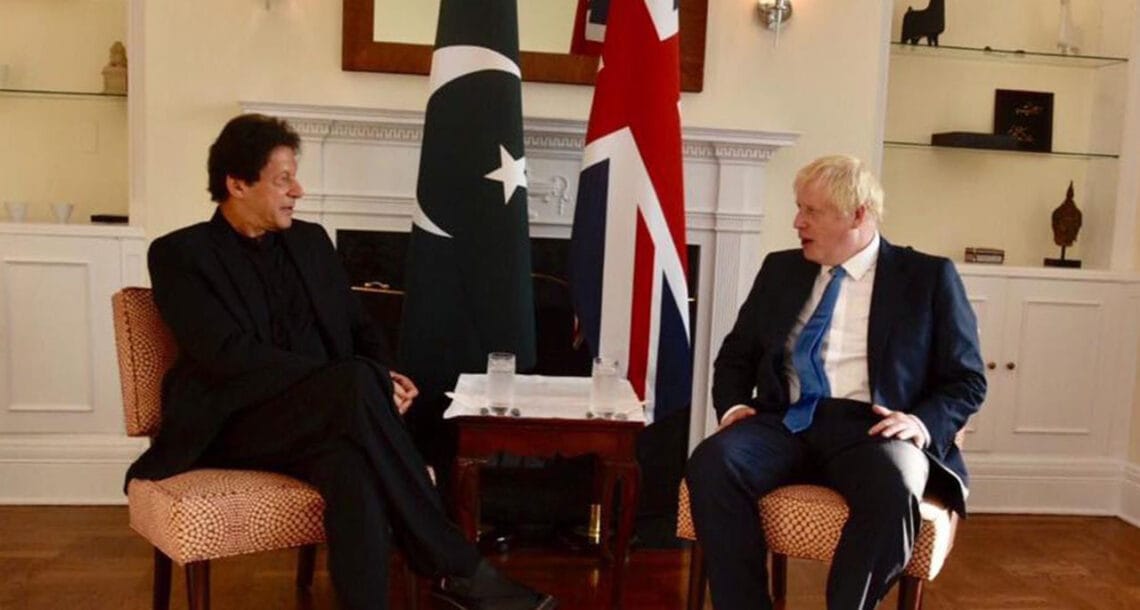 وزیراعظم عمران خان کی برطانوی وزیر اعظم سے ملاقات، خطے کی صورت حال پر تبادلہ خیال