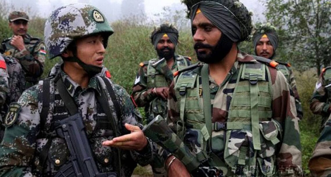 بھارتی اور چینی سپاہیوں کے درمیان سرحدی کشیدگی میں اضافہ