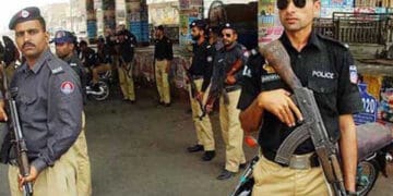 ناظم آباد نمبر 3 عید گاہ گراؤنڈ کے قریب پولیس مقابلہ، ایک اہلکار شہید جبکہ 2 ڈاکو ہلاک