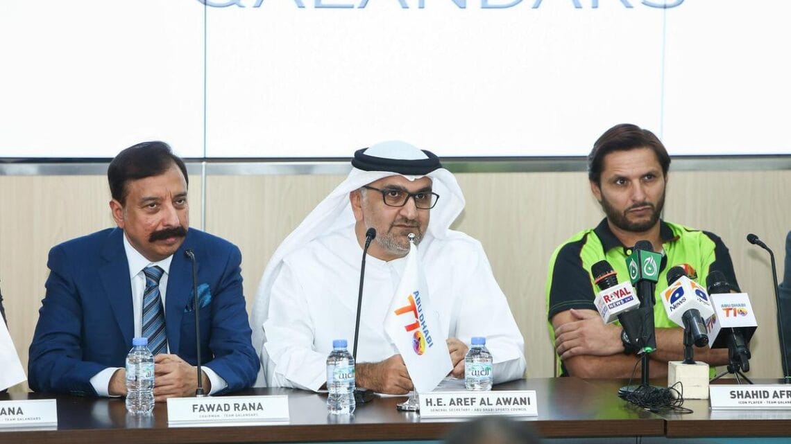 ٹیم قلندرز نے ابوظہبی ٹی 10 لیگ میں شمولیت، شاہد آفریدی آئیکون پلیئرسائن