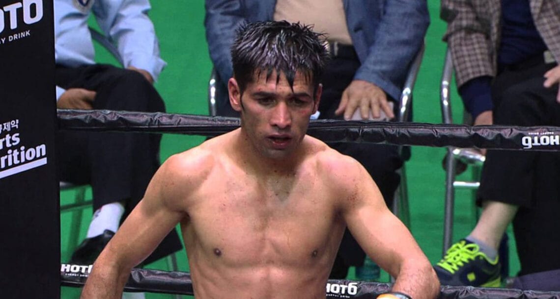 پاکستانی باکسر محمد وسیم کی پروفیشنل باؤٹ میں کامیابی، حریف باکسر ایک منٹ کے اندر ناک آؤٹ