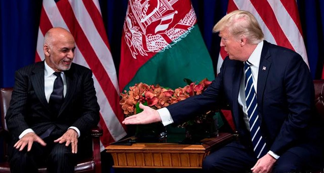 امریکی صدر کا افغانستان کا اچانک دورہ، افغانی صدر سے ملاقات