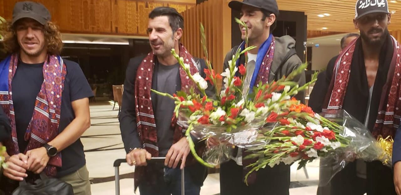 عالمی شہرت یافتہ فٹبالرز کی پاکستان آمد