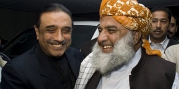 مولانا فضل الرحمان کا آصف علی زرداری  سے ٹیلی فونک رابطہ۔