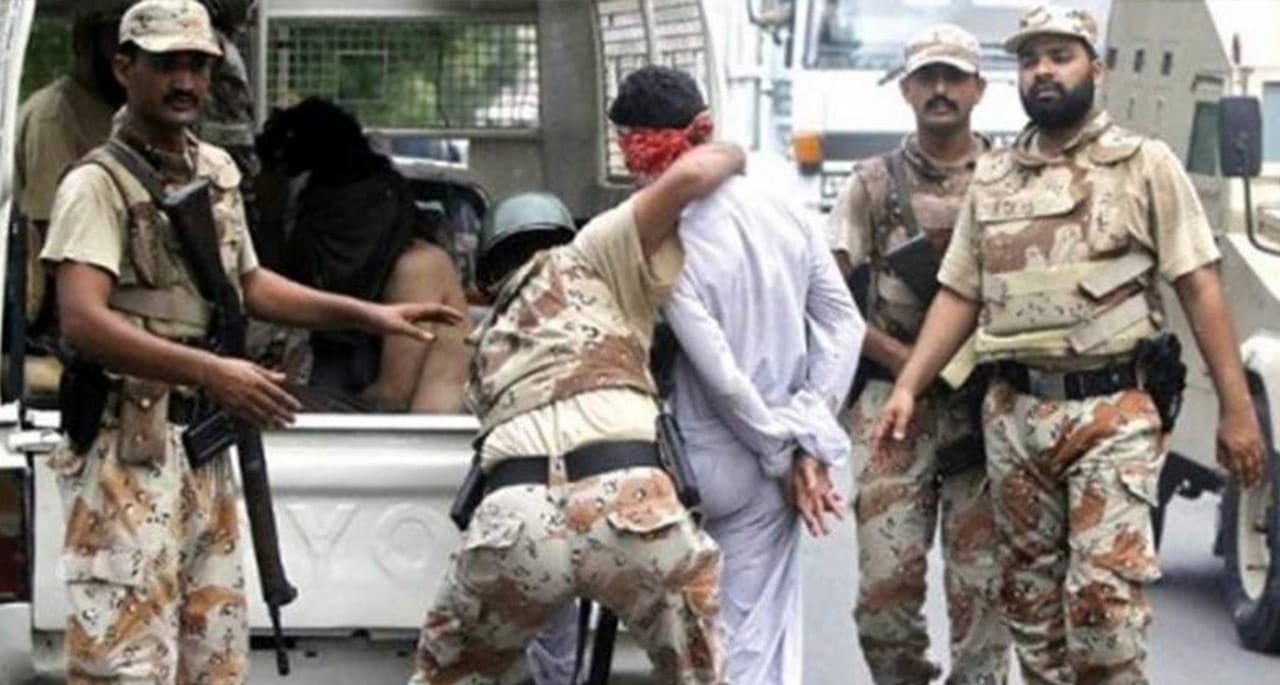 کراچی،رینجرز کی کارروائیاں، 20 ملزمان گرفتار