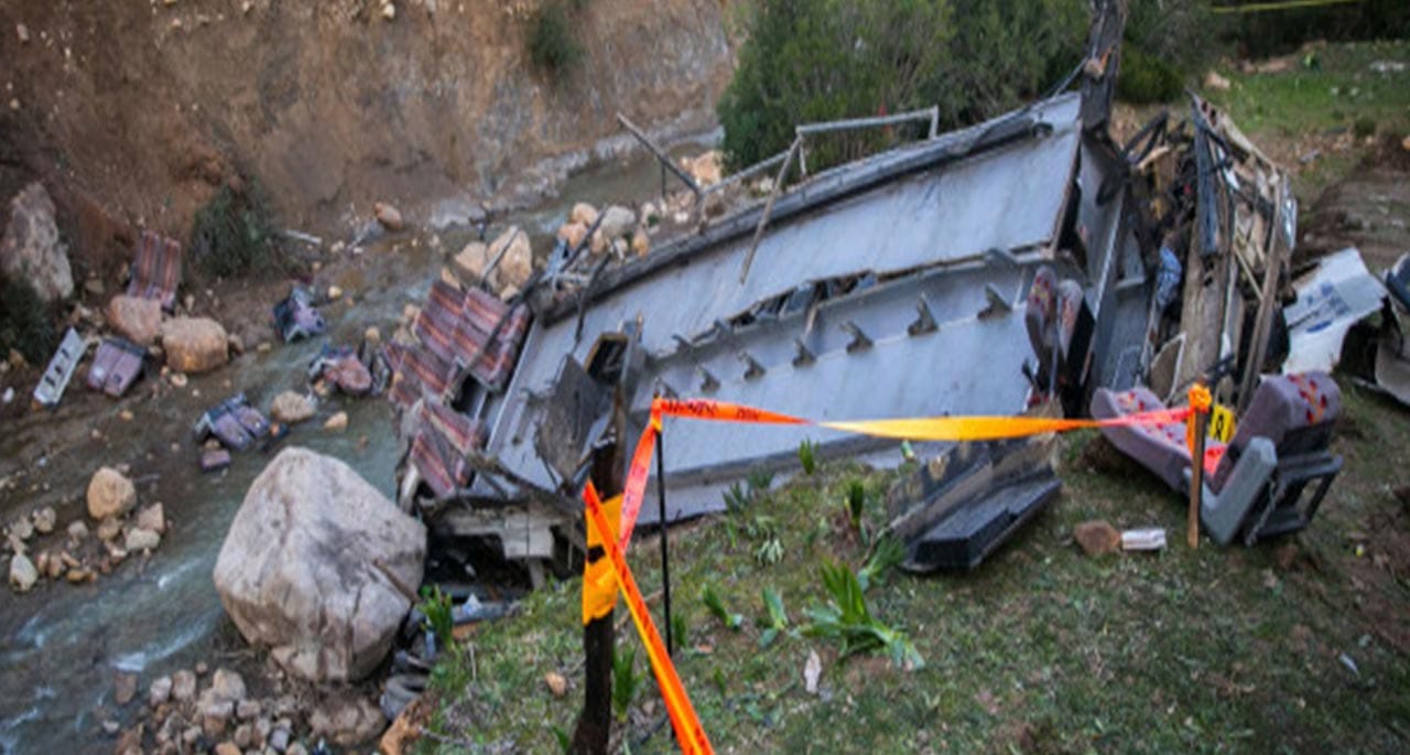 تیونس میں سیاحوں سے بھری بس کھائی میں جا گری، 24 مسافر ہلاک